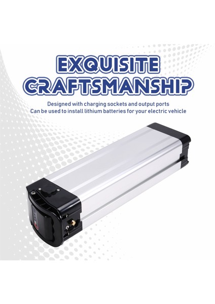 E-Bisiklet Pil Kutusu 18650 Hücreli Lityum Pil Kutusu Elektrikli Bisiklet E-Bisiklet Pil Kutusu 48V (Yurt Dışından) indirimleri