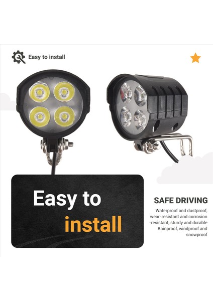 Bisiklet Ön ve Arka Işık Girişi 36V 48V 52V 60V DK336 Işık Kornası ile (Yurt Dışından) indirimleri