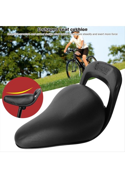 Çocuklar Için Bisiklet Koltuğu, Bisiklet Sele Saplı Pu Bisiklet Koltuğu, Siyah (Yurt Dışından) fiyatları
