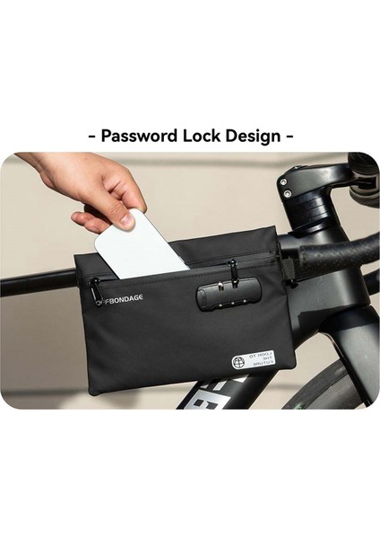 Offbondage Şifreli Kilitli Su Geçirmez Bisiklet Alt Çantası (Yurt Dışından) fiyatları