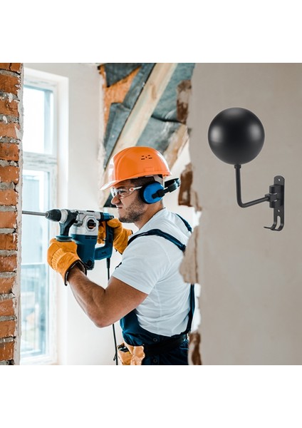 180° Motosiklet Kask Askısı, Dönebilen Metal Kask Askısı Duvar Montajı, 2 Kancalı Kask Askılı Bisiklet Kask Askısı, 1 (Yurt Dışından) fırsatları