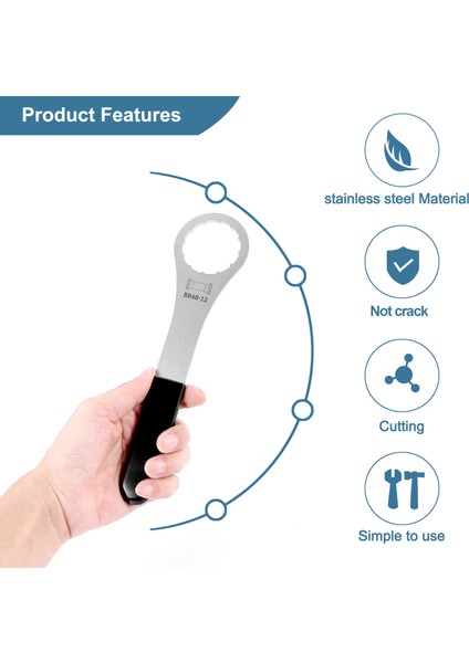 Praxis Works M30 Osbb Için BB48-12 12 Dişli Bisiklet Orta Göbek Anahtarı Tamir Aleti (Yurt Dışından) modelleri