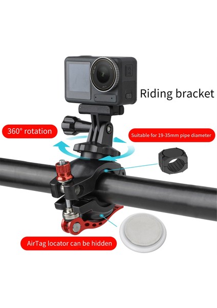 Sunnylife Bisiklet Montaj Braketi Gidona Monte Edilen Kelepçe Bisiklet Kelepçesi Action 4/3/INSTA360/CEP/GOPRO/KADIN, Vb. Için (Yurt Dışından) fırsatları