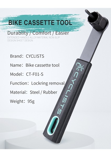 Bisikletçiler Bisiklet Kaseti Kilit Halkası Çıkarma Aleti Bisiklet Serbest Tekerlek Tamir Aletleri Sap Anahtarı Bisiklet Bakım Aletleri (Yurt Dışından) fiyatları