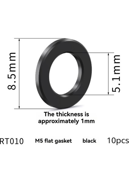 10 Adet M5 Bisiklet Titanyum Düz Rondela Evrensel Altın (Yurt Dışından) indirimleri