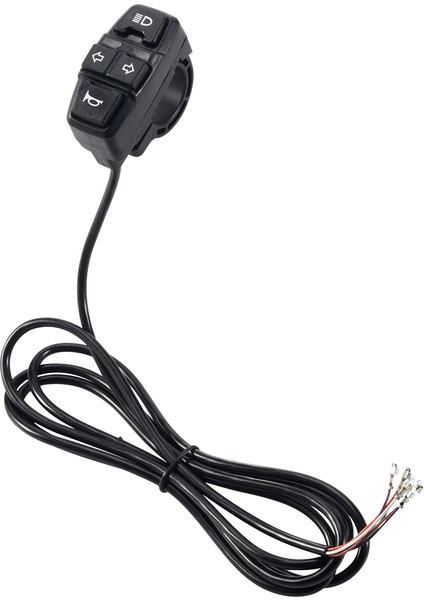Elektrikli Bisiklet Işık Anahtarı + Korna ve Dönüş Işığı Anahtarı Scooter Elektrikli Bisiklet Akıllı Dağ Bisikleti Dıy Aksesuarları, 48V (Yurt Dışından)