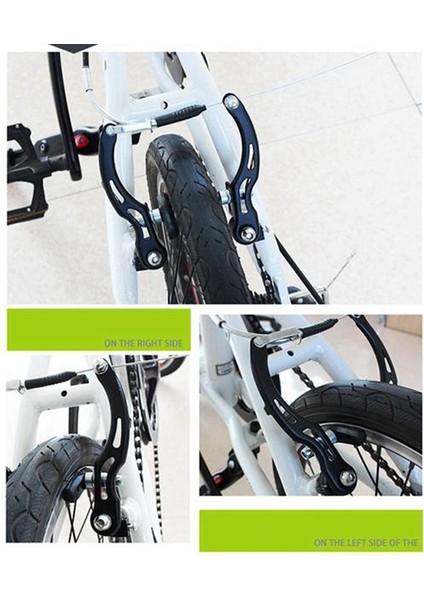 Çoğu Bisiklete Uygun 2 Çift Bisiklet Fren Seti ve 2 Fren Kablosu, Uç Kapakları (Yurt Dışından) fırsatları