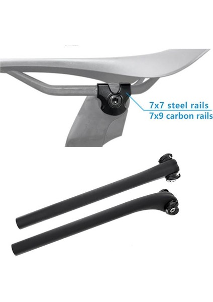 Karbon Sele Rayları Için Bisiklet Sele Borusu Kelepçesi Adaptörü 7X9MM Oval/yuvarlak (Yurt Dışından) modelleri