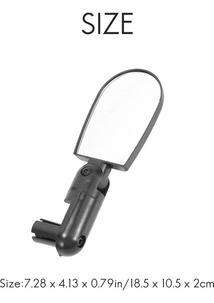 Bisiklet Gidon Aynaları 2 Adet 360 Derece Dönebilen Dağ Bisikleti, Bisiklet, Motosiklet Için Güvenli Dikiz Aynası (Yurt Dışından) indirimleri