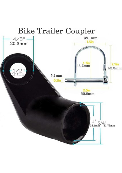 Bisiklet Römork Bağlantı Seti, Ağır Hizmet Tipi Bisiklet Römork Bağlantı Parçası Yedek Bisiklet Kargo Römork Bağlantı Parçası (Yurt Dışından) fiyatları