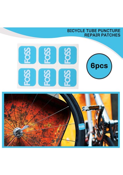 Foss 6 Adet/takım Bisiklet Lastiği Yama Hızlı Kuruyan Bisiklet Lastiği Tamir Pedi Aracı Iç Yamalar Mtb Yol Bisikleti Tamir Aracı (Yurt Dışından) indirimleri