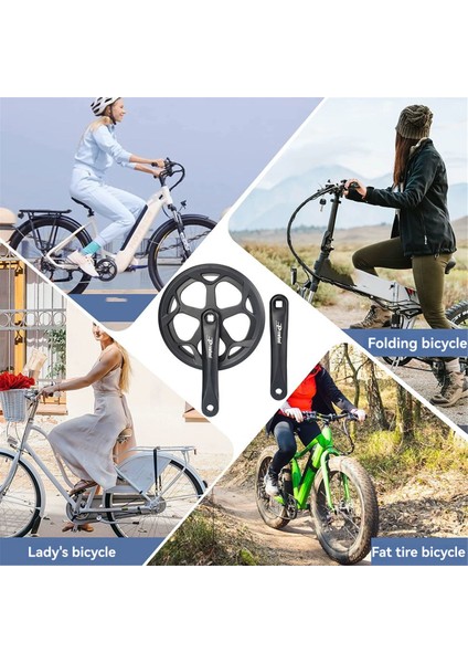 Prowheel Bisiklet Krank Seti 170 mm Evrensel Kare Krank Seti 52T (Yurt Dışından) fırsatları
