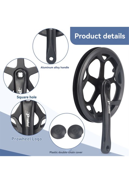 Prowheel Bisiklet Krank Seti 170 mm Evrensel Kare Krank Seti 52T (Yurt Dışından) indirimleri