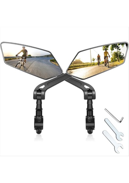 Bisiklet Dikiz Aynası, 360 Derece Dönüş Ayarı (Yurt Dışından)