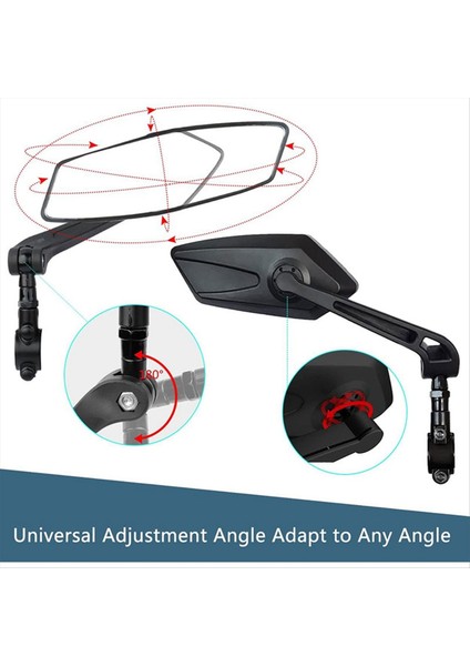 Bisiklet Dikiz Aynası, 360 Derece Dönüş Ayarı (Yurt Dışından) fırsatları