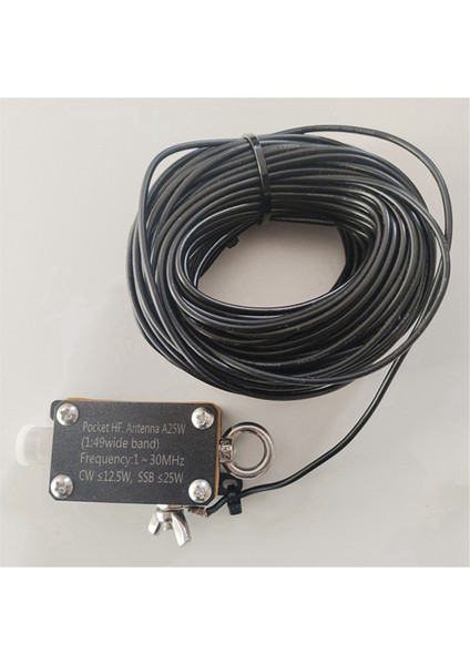 Cep Hf Anteni A25 1-30MHZ Frekans Bandı Kısa Dalga Anteni Geniş Bant Uç Beslemeli Yarım Dalga Anteni V Yatay Anten (Yurt Dışından) fırsatları