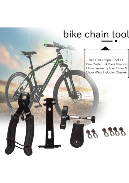 Bisiklet Zinciri Tamir Alet Seti, Zincir Aşınma Göstergesi Kontrol Cihazı (Yurt Dışından) modelleri