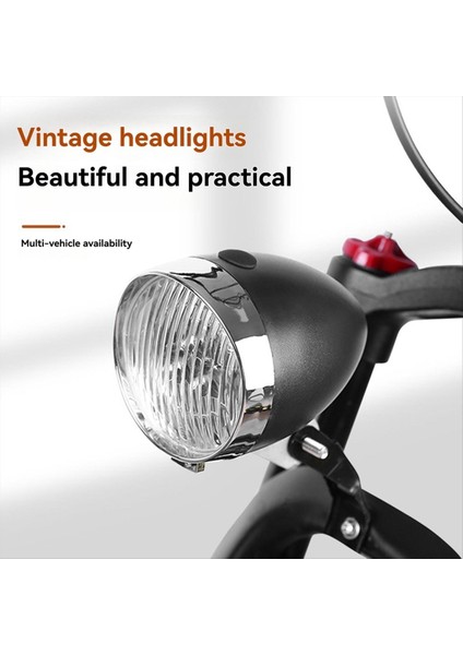 Bisiklet Farları Dağ Bisikleti Retro Farlar 3led Siyah (Yurt Dışından) modelleri