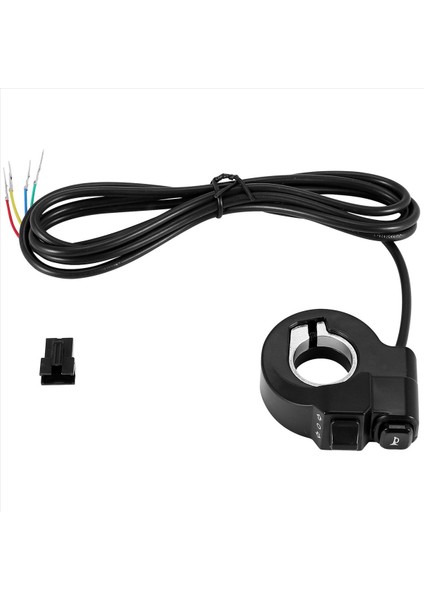E-Bisiklet 2'si 1 Arada Korna Dönüş Sinyali Anahtarı Düğmesi Elektrikli Bisiklet Parçaları (Yurt Dışından)