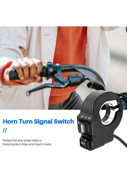 E-Bisiklet 2'si 1 Arada Korna Dönüş Sinyali Anahtarı Düğmesi Elektrikli Bisiklet Parçaları (Yurt Dışından) indirimleri