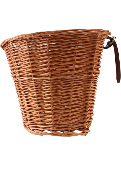 Retro, El Yapımı, Deri Kayışlı Hasır Bisiklet Ön Sepeti (Yurt Dışından) modelleri