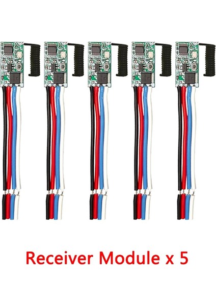 5 Adet 433.92MHZ Evrensel Kablosuz Dc 3.6V-24V Uzaktan Kumanda Anahtarı 1 Ch Rf Röle Alıcı LED Işık Kontrol Cihazı Dıy Kiti (Yurt Dışından) fiyatları
