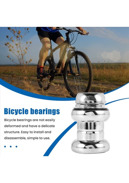 22,2 mm Bisiklet Kulaklığı 1 Inç Sabit Vites Yarış Bisikleti Kulaklığı, Gümüş (Yurt Dışından) fırsatları