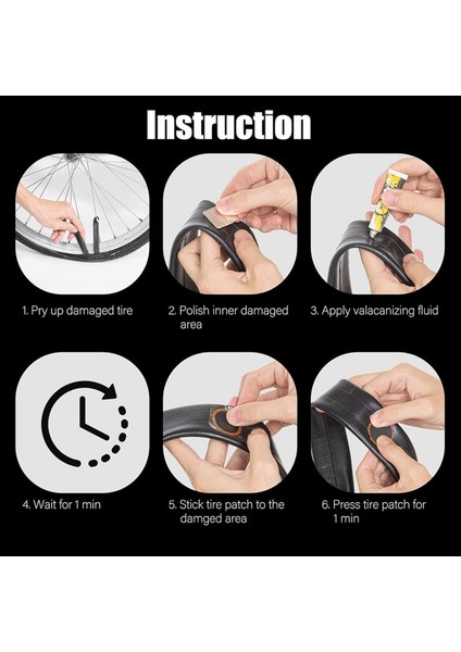 Bisiklet Lastiği Tamir Seti - Bisiklet Iç Lastik Patlak Yama Setleri (Yurt Dışından) fiyatları