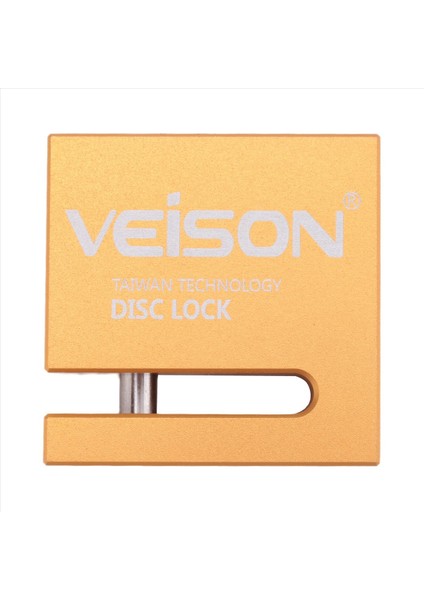 Veison 6mm Motosiklet Disk Fren Kilidi Güvenlik Hırsızlığa Karşı Altın (Yurt Dışından)