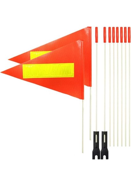 Direkli Bisiklet Güvenlik Bayrağı, Yırtılmaya Dayanıklı Su Geçirmez Güvenlik Bayrakları (Yurt Dışından)