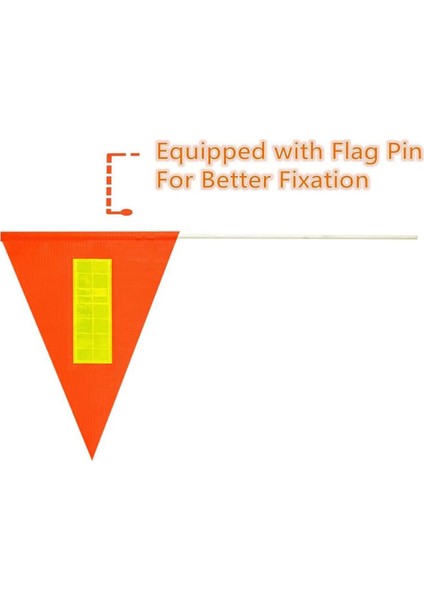 Direkli Bisiklet Güvenlik Bayrağı, Yırtılmaya Dayanıklı Su Geçirmez Güvenlik Bayrakları (Yurt Dışından) fırsatları