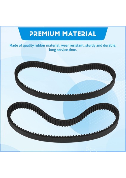 E-Scooter Elektrikli Bisiklet Için 2 Adet Sürüş Kayışı Htd 535-5M-15 (Yurt Dışından) indirimleri