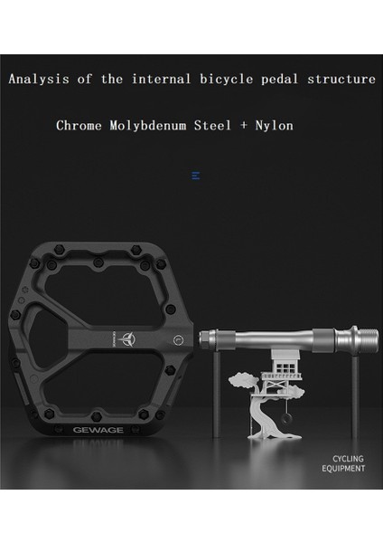 Gewage Conta Rulmanları Bisiklet Pedalları Naylon Bmx Mtb Pedalları, Sarı (Yurt Dışından) fırsatları
