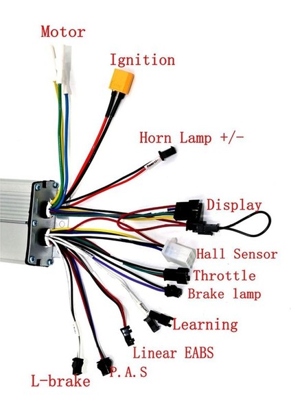 GT-100 LCD Ekran Gösterge Paneli Kontrol Cihazı Kablo Takımı 36V 500W (Yurt Dışından) indirimleri