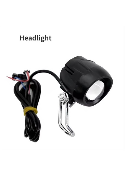 Elektrikli Scooter Için Korna Zilli LED Ön Far Lambası, Far (Yurt Dışından) indirimleri