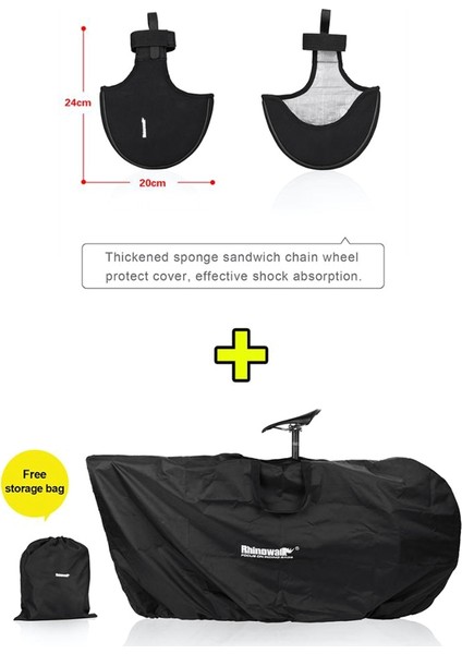 Rhinowalk Dağ Bisikleti Taşıma Çantası 26-29 Inç 700C Seyahat Bisikleti Için (Yurt Dışından) fiyatları