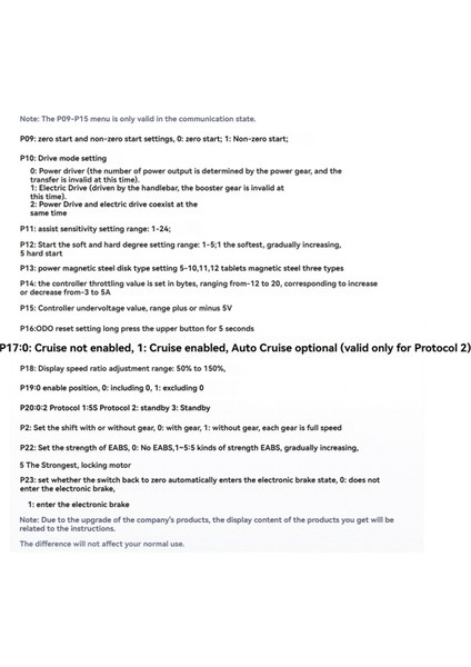 24V-60V SW900 6pin Renkli Ekran Modifikasyon Parçası (Yurt Dışından) modelleri