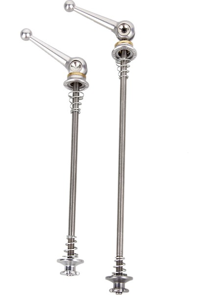 Bisiklet Şişleri 1 Çift Ultra Hafif Titanyum Hızlı Çıkarılabilir Bisiklet Göbek Şişleri Mtb Yol Bisikleti Için, Gümüş (Yurt Dışından)