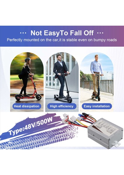 Elektrikli Bisiklet Fırçalı Kontrol Cihazı 48V 500W Scooter Kontrol Cihazı (Yurt Dışından) fırsatları