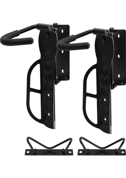 2'li Paket Döner Bisiklet Rafı Garaj Duvar Montajlı Bisiklet Askıları Garaj Bisiklet Rafı Bisiklet Depolama Dikey Bisiklet Rafı (Yurt Dışından)