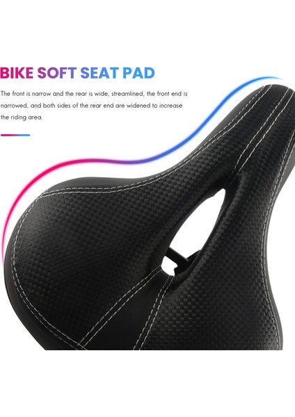 Bisiklet Büyük Kalça Sele Koltuk Yol Bisikleti Geniş Yumuşak Ped Konfor Minderi (Yurt Dışından) indirimleri