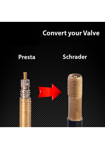 5 Parçalı Alüminyum Alaşımlı Bisiklet Valfi Adaptörü Bisiklet Iç Lastik Kapakları Kırmızı (Yurt Dışından) fırsatları