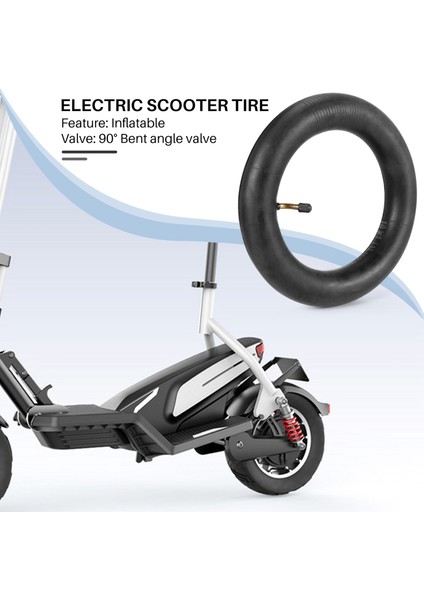 10 Inç F1 A8 Elektrikli Scooter 2 Tekerlek Için 2 Adet 10X2.125 Iç Lastik (Yurt Dışından) modelleri