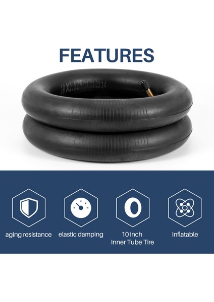 10 Inç F1 A8 Elektrikli Scooter 2 Tekerlek Için 2 Adet 10X2.125 Iç Lastik (Yurt Dışından) fırsatları