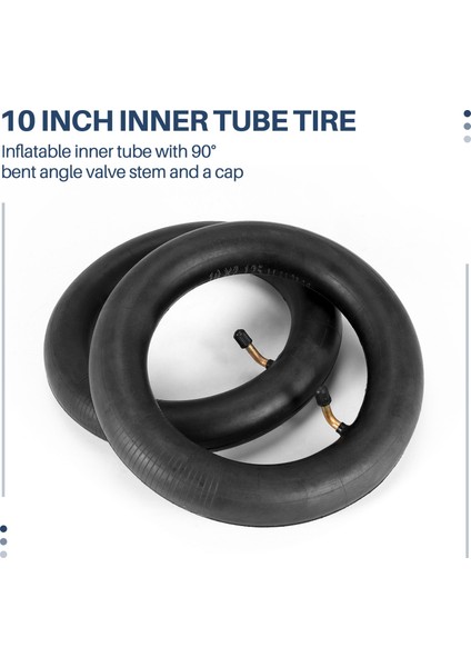 10 Inç F1 A8 Elektrikli Scooter 2 Tekerlek Için 2 Adet 10X2.125 Iç Lastik (Yurt Dışından) indirimleri