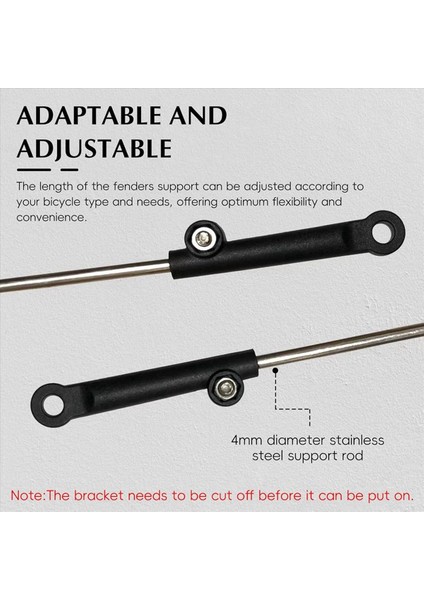 20/24/26 Inç Çamurluklar Için 12 Parçalı Bisiklet Çamurluk Destek Uzatma Kılıfı (Yurt Dışından) fırsatları