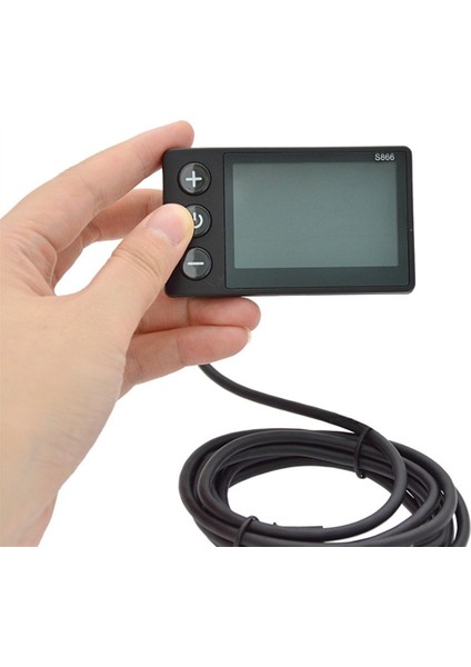 S866 24V/36V/48V Elektrikli Bisiklet Ekranı S866 LCD Ekran Ölçer (Yurt Dışından) indirimleri