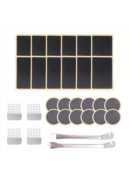 Bisiklet Lastiği Tamir Seti - Bisiklet Lastiği Kolu ve Yapıştırıcısız Bisiklet Lastiği Yamaları (Yurt Dışından)