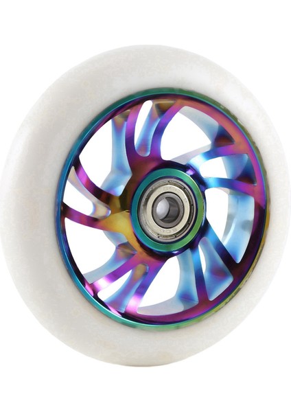 2 Adet 110 mm Scooter Tekerleği Yedek Alüminyum Aşınmaya Dayanıklı Pu Akrobasi Scooter Parçaları Kick Scooter Aksesuarları (Yurt Dışından) indirimleri