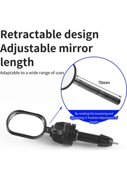 Bisiklet Dikiz Aynası Dışbükey Görüş Alanı 360 Derece Dönebilen Güvenlik Dağ Bisikleti Sürüş Dikiz Aynası (Yurt Dışından) modelleri